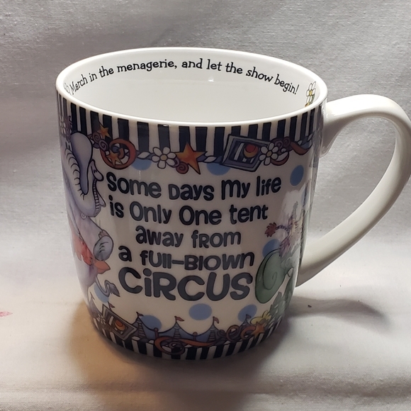 "Some Days My Life Is One Tenr Away From A Full Blown Circus Mug By Suzy Toronto - Picture 1 of 11